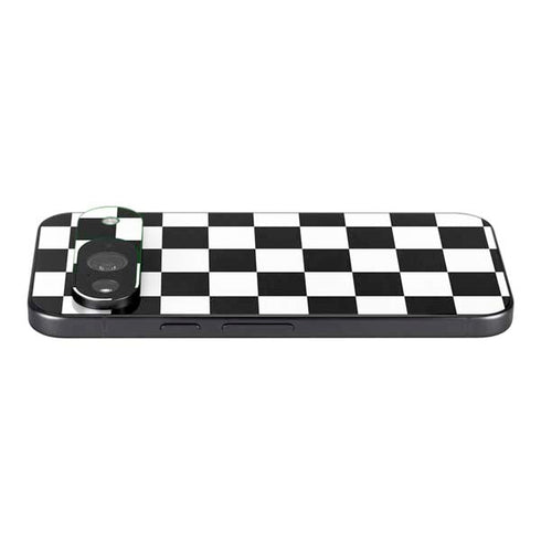 Black and White Checkered Google Pixel 9 Skin